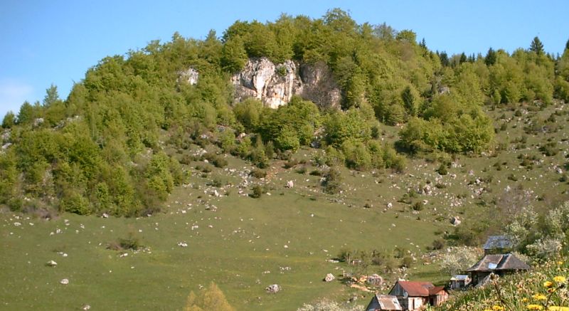Typische Landschaft in den rumänischen Karpaten